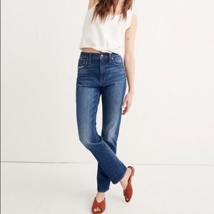 🔥 Madewell the high rise slim boy jean BNWT